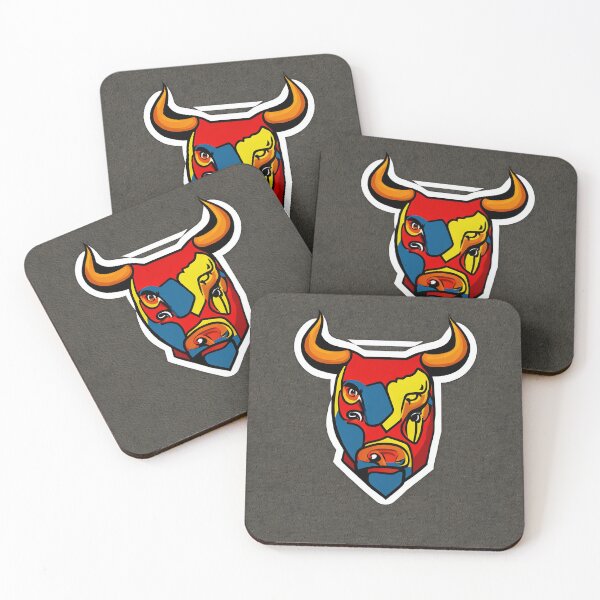 Item preview, Bull logo, geometric, vector, symmetrical, minimalism designed and sold by DrawItOnce.