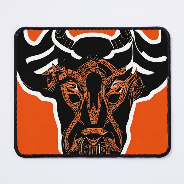 Item preview, Bull logo, geometric, vector, symmetrical, minimalism designed and sold by DrawItOnce.