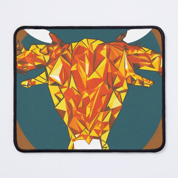 Artikelvorschau, Bull logo, geometric, vector, symmetrical, minimalism entworfen und verkauft von DrawItOnce.