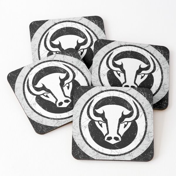 Item preview, Bull logo, geometric, vector, symmetrical, minimalism designed and sold by DrawItOnce.