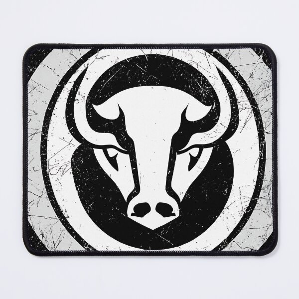 Item preview, Bull logo, geometric, vector, symmetrical, minimalism designed and sold by DrawItOnce.
