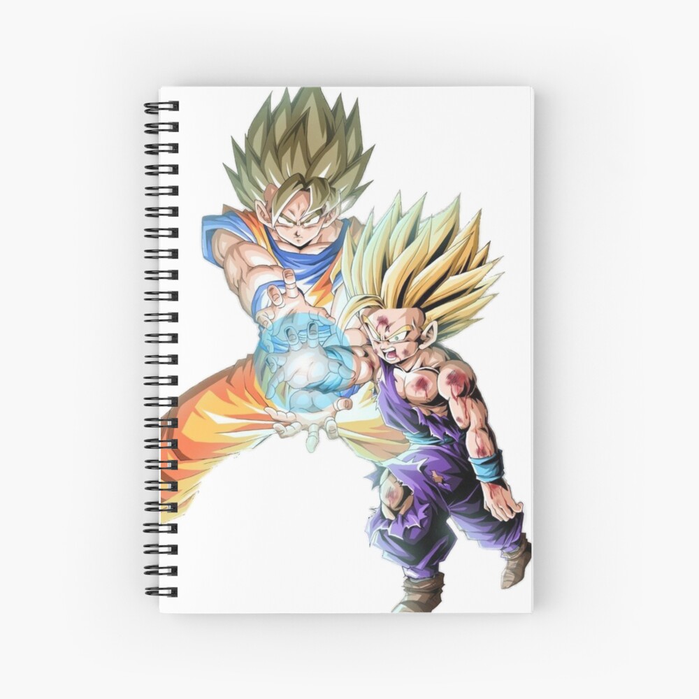 Goku SSJ2  Spiral Notebook for Sale by K90Art