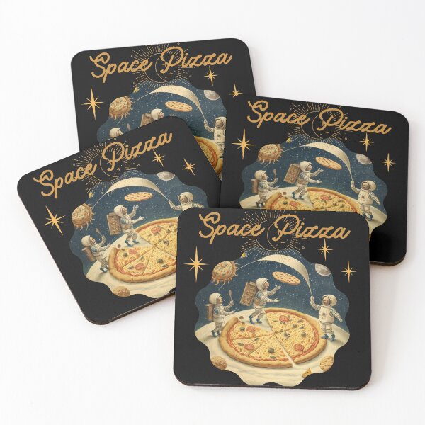 Item preview, Fantasy on the theme of Pizza in space Vintage comics Space Pizza designed and sold by GorinART.