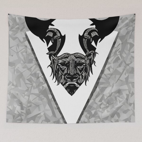 Item preview, Bull logo, geometric, vector, symmetrical, minimalism designed and sold by DrawItOnce.