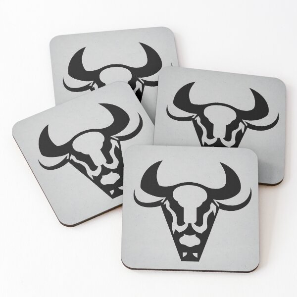 Item preview, Bull logo, geometric, vector, symmetrical, minimalism designed and sold by DrawItOnce.