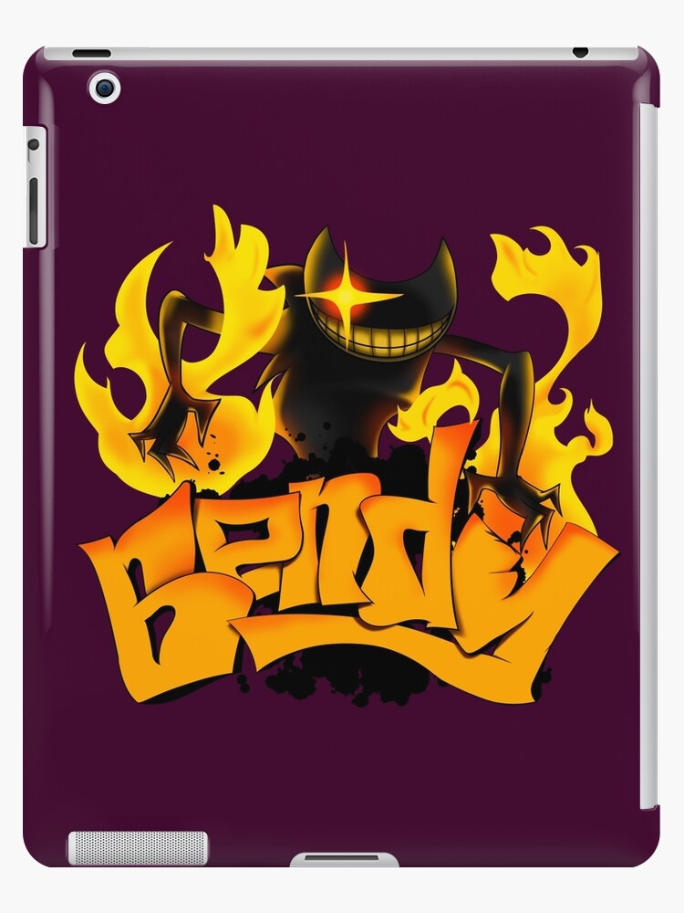 FNF INDIE CROSS BATIM BATDR UNDERTALE CUPHEAD NIGHTMARE Bendy Sans And  Cuphead art | iPad Case & Skin