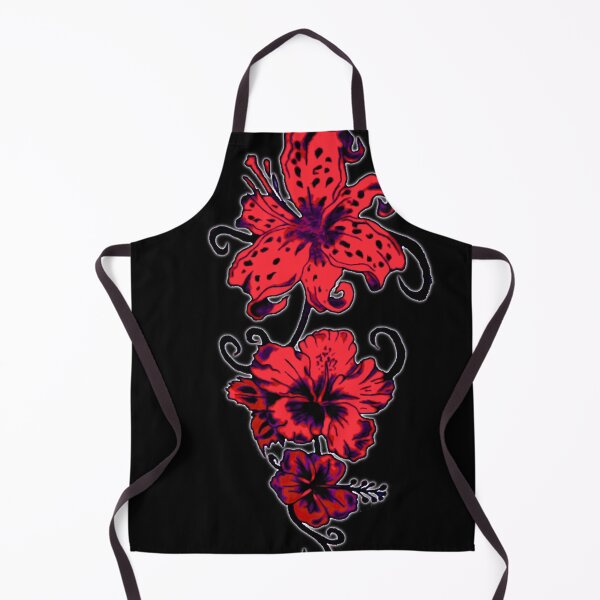 Item preview, Raspberry Red Flowers designed and sold by Dioscuri Digital.
