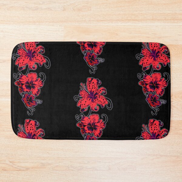 Item preview, Raspberry Red Flowers designed and sold by Dioscuri Digital.