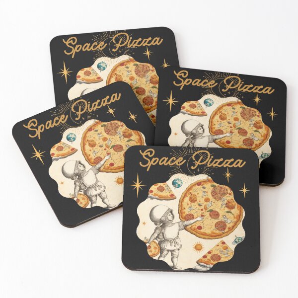 Item preview, Fantasy on the theme of Pizza in space Vintage comics Space Pizza designed and sold by GorinART.