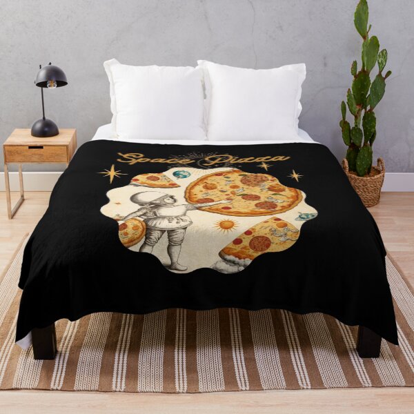 Item preview, Fantasy on the theme of Pizza in space Vintage comics Space Pizza designed and sold by GorinART.