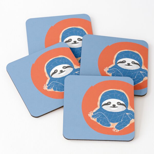 Item preview, Sloth logo, geometric, vector, symmetrical, minimalism designed and sold by DrawItOnce.
