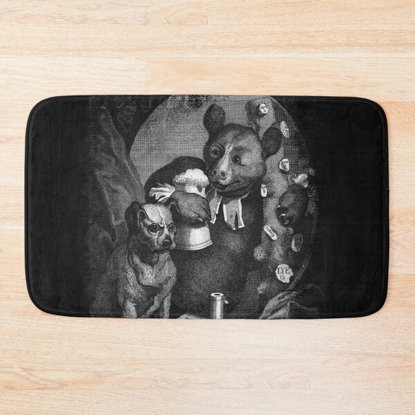 Item preview, Bear and Pug Dog Caricature by William Hogarth designed and sold by AntiqueImages.