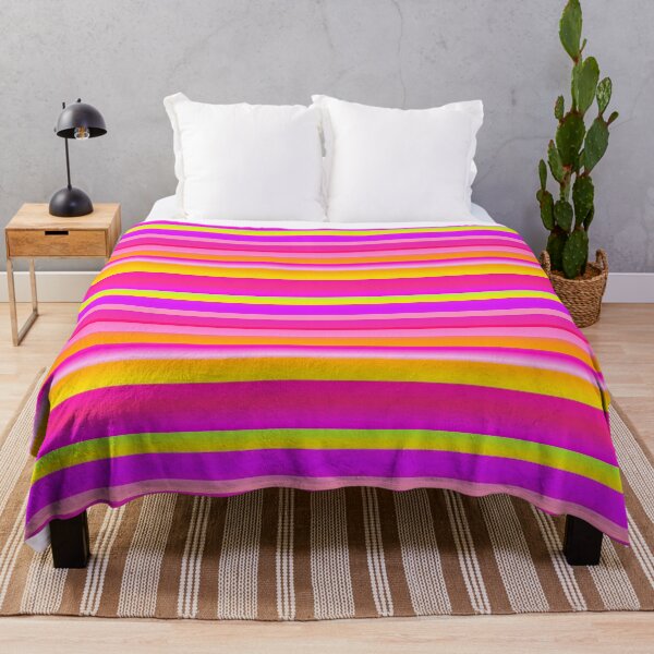 Artikelvorschau, Leuchtend rosa-orange Farbpalette | Rosa-orange bunte Linien entworfen und verkauft von lausn.