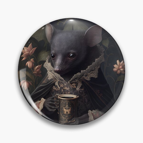 Item preview, Dainty bat with coffee designed and sold by SenkiAlphonse.