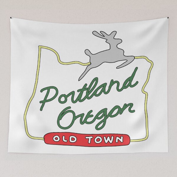 Item preview, Portland Oregon Old Town designed and sold by PeachPaisleyPro.