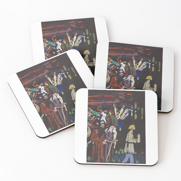 Item preview, Wassily Kandinsky   Study on ‘Panic’ (1907)  | Wassily Kandinsky abstract art designed and sold by TeeARTHY.