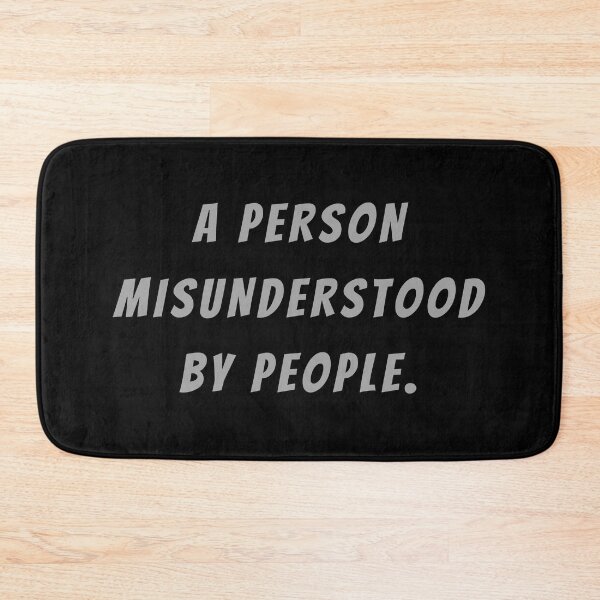 Item preview, A Person Misunderstood By People. - Large Subtitle Version designed and sold by SN-MI.