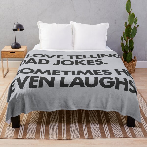 Item preview, I love telling dad jokes. Sometimes he even laughs. Funny Pun Sarcasm Dad Jokes Adult Humor designed and sold by pun-tas-tik.