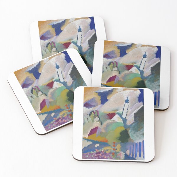 Item preview, Wassily Kandinsky  Murnau with church I (1910) | Wassily Kandinsky abstract art designed and sold by TeeARTHY.