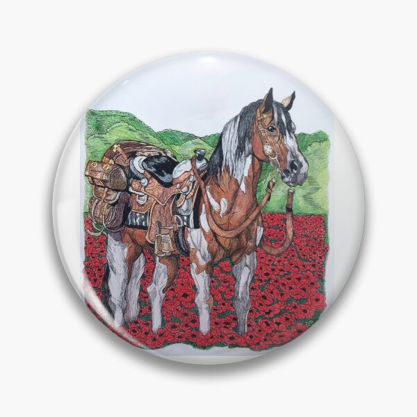 Artikelvorschau, Das Pferd des Soldaten in Poppy's Field entworfen und verkauft von Dax Stringer.