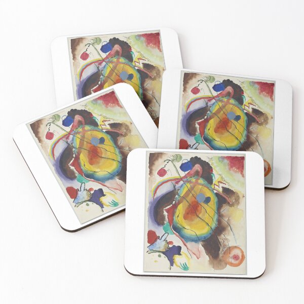 Item preview, Wassily Kandinsky design for a mural for Edwin R. Campbell  (1914) | Wassily Kandinsky abstract art designed and sold by TeeARTHY.