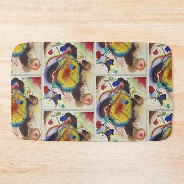 Item preview, Wassily Kandinsky design for a mural for Edwin R. Campbell  (1914) | Wassily Kandinsky abstract art designed and sold by TeeARTHY.