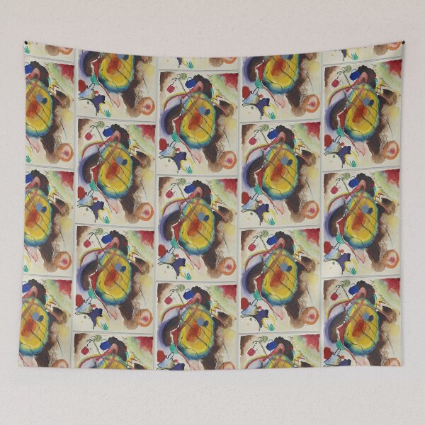 Item preview, Wassily Kandinsky design for a mural for Edwin R. Campbell  (1914) | Wassily Kandinsky abstract art designed and sold by TeeARTHY.