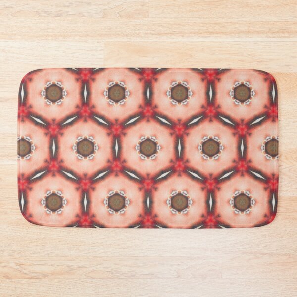 Item preview, Pink Red and Black Geometric Honeycomb Seamless Pattern designed and sold by protegra.