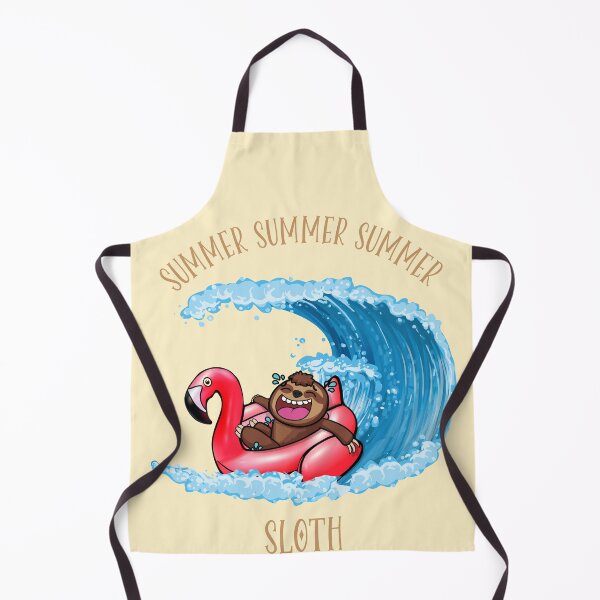 Item preview, Funny summer surfing a flamingo sloth designed and sold by TipTopTapo.