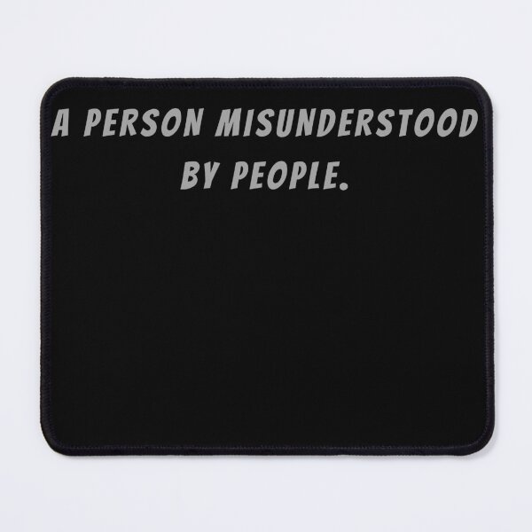 Item preview, A Person Misunderstood By People - Small Subtitle Version designed and sold by SN-MI.
