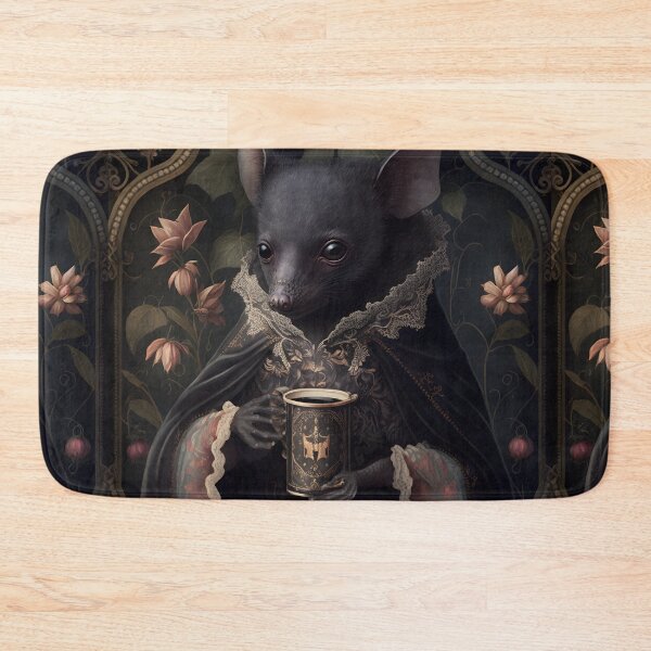 Item preview, Dainty bat with coffee designed and sold by SenkiAlphonse.
