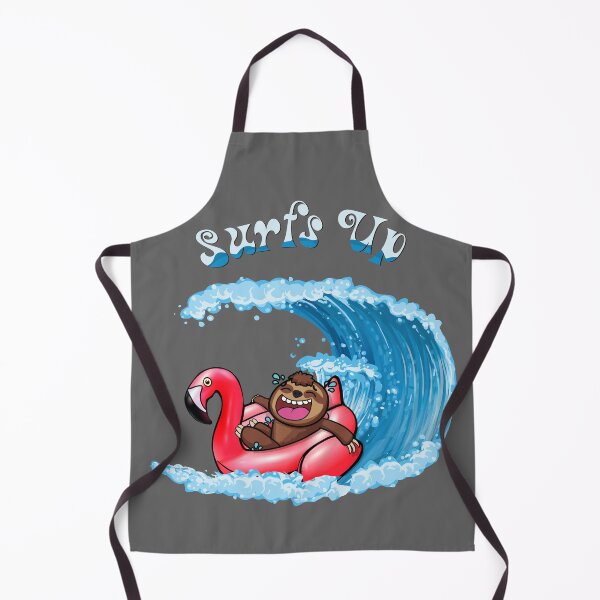 Artikelvorschau, Lustiger Sommer, der ein Flamingofaultier surft entworfen und verkauft von TipTopTapo.