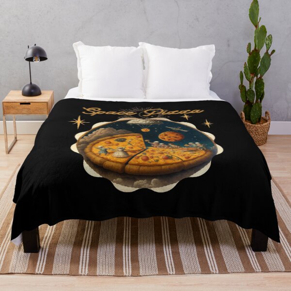 Item preview, Fantasy on the theme of Pizza in space Vintage comics Space Pizza designed and sold by GorinART.