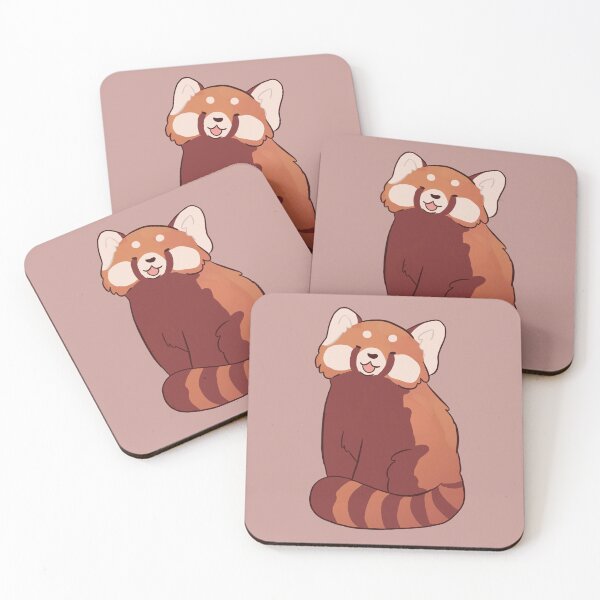 Item preview, Red panda cute cartoon illustration  designed and sold by Yarafantasyart.