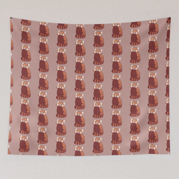 Item preview, Red panda cute cartoon illustration  designed and sold by Yarafantasyart.