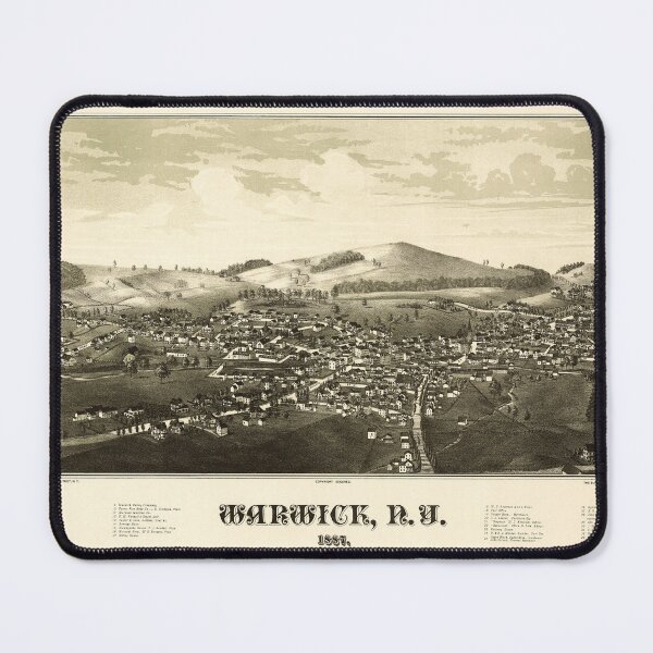 Item preview, Warwick, New York (1887) designed and sold by allhistory.
