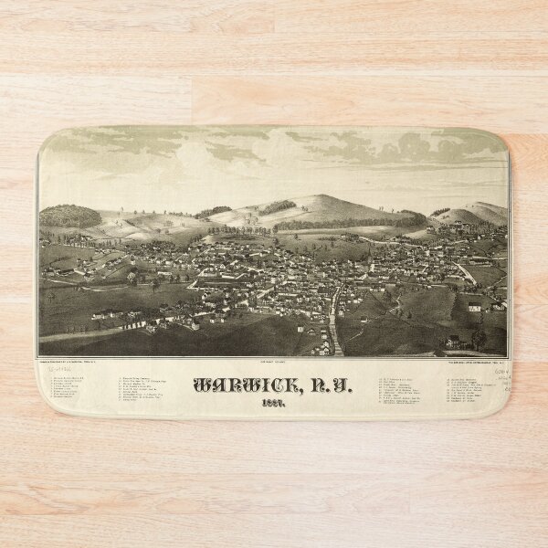 Item preview, Warwick, New York (1887) designed and sold by allhistory.