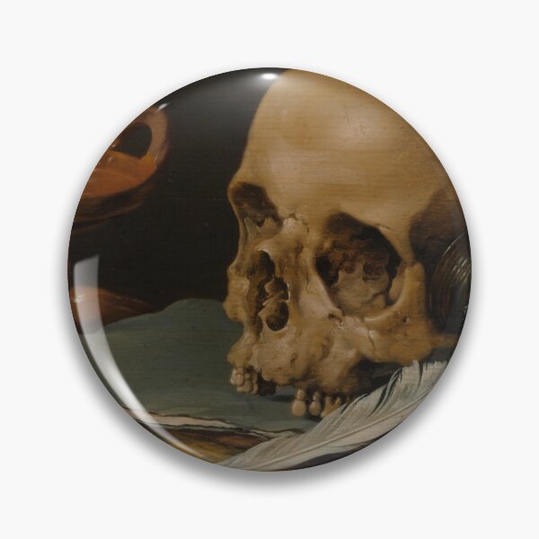 Item preview, Vanitas painting 1628 Skul and Quill designed and sold by Lacasadellora.