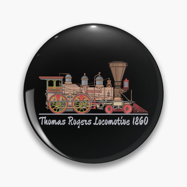Item preview, Thomas Rogers 1860 Classic American Steam Locomotive Diagram Gift designed and sold by Maljonic.