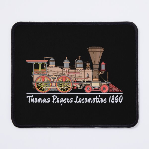 Item preview, Thomas Rogers 1860 Classic American Steam Locomotive Diagram Gift designed and sold by Maljonic.