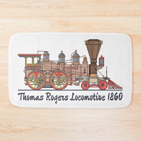Item preview, Thomas Rogers 1860 Classic American Steam Locomotive Diagram Gift designed and sold by Maljonic.