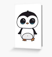 Pinguin Greeting Card