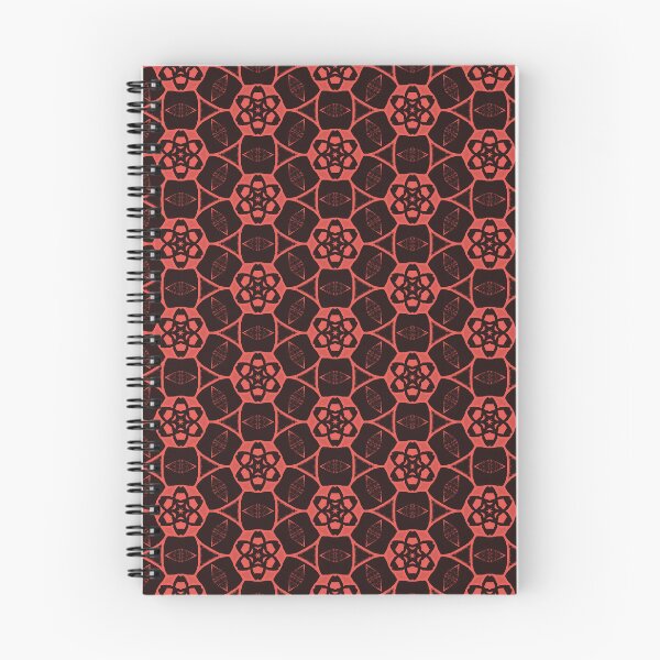 Item preview, Red and Black Honeycomb Geometric Seamless Pattern Print designed and sold by protegra.
