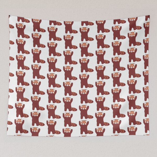 Item preview, Red panda cute cartoon illustration  designed and sold by Yarafantasyart.