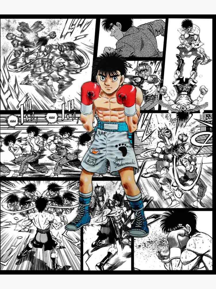 Hajime No Ippo - Ippo Makunouchi Anime Manga Character Print  Poster for  Sale by hotelmarstudio