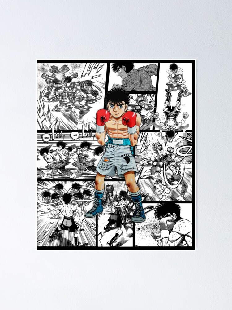 Hajime No Ippo Makunouchi Anime Canvas Manga Print Boxing 