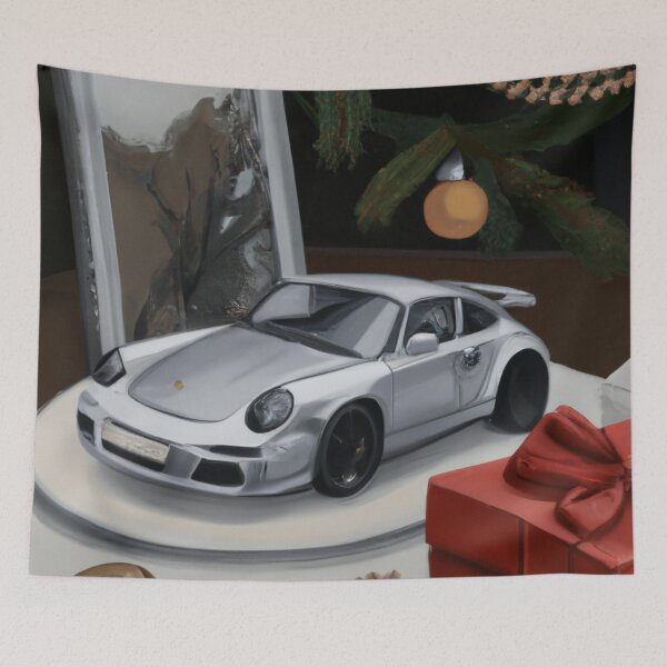 Item preview, Porche 911 present in Christmas designed and sold by SpaceCars.