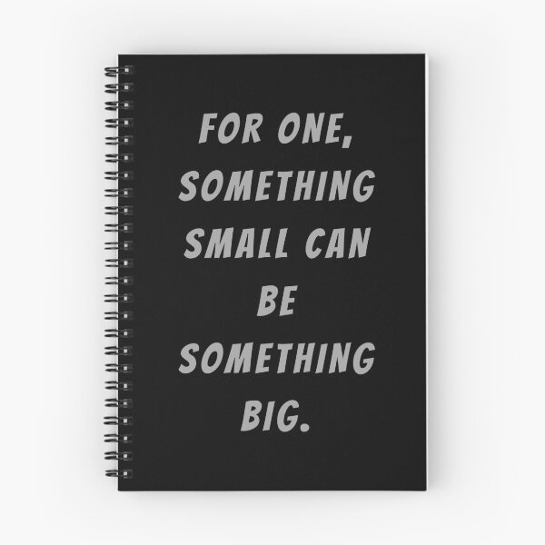 Item preview, For One, Something Small Can Be Something Big. - Large Subtitle Version designed and sold by SN-MI.