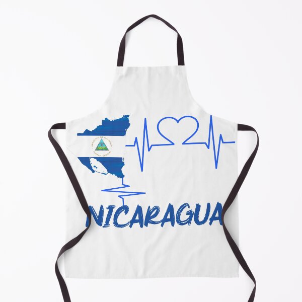 Item preview, Nicaragua Flag Map Heartbeat for Nicaraguan designed and sold by CuteHigh01.