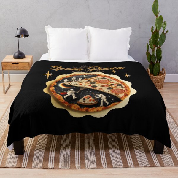 Item preview, Fantasy on the theme of Pizza in space Vintage comics Space Pizza designed and sold by GorinART.